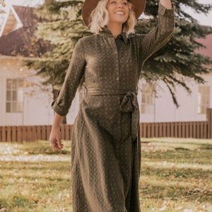 Button down shirt dress